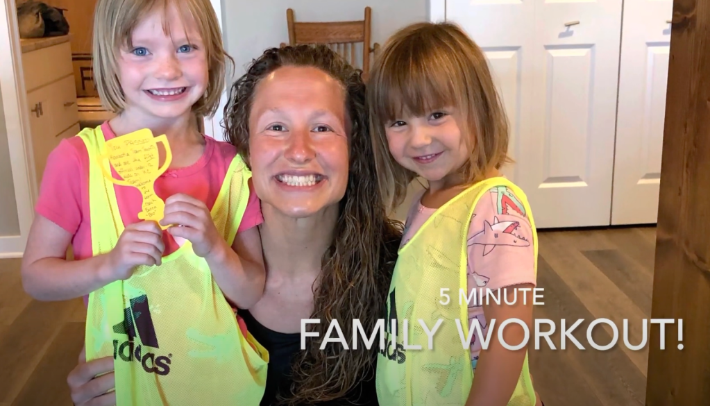 Summer Series #3: 5 Minute Family&nbsp;Workout!